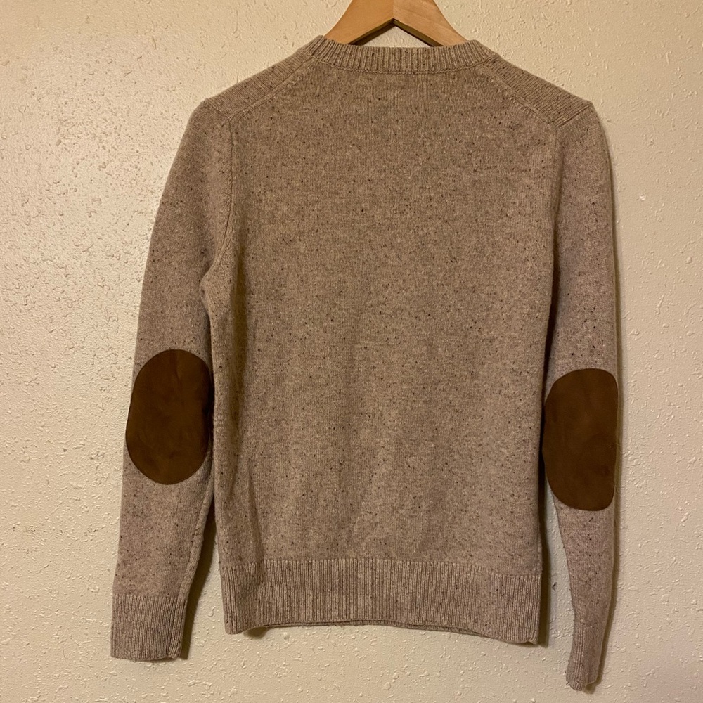 Elbow patched sweater